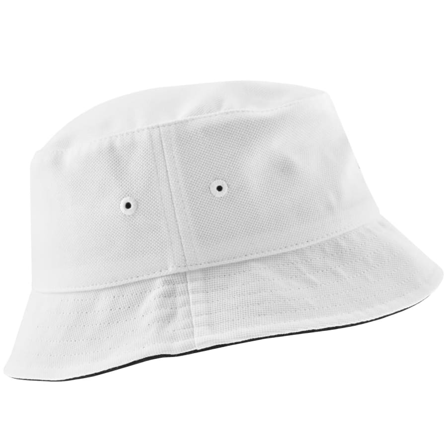 Fred Perry Reversible Pique Bucket Hat White | Mainline Menswear us